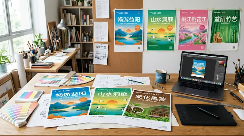 海报设计服务示意图