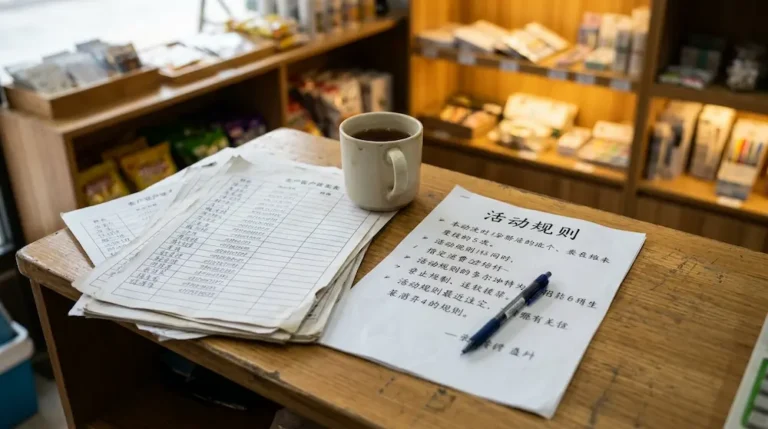 门店周年庆回馈对象与活动规则公示示意（益阳活动策划）