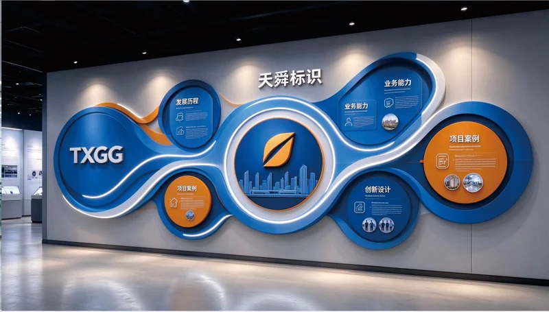 益阳文化墙设计制作实拍——企业文化形象墙展板